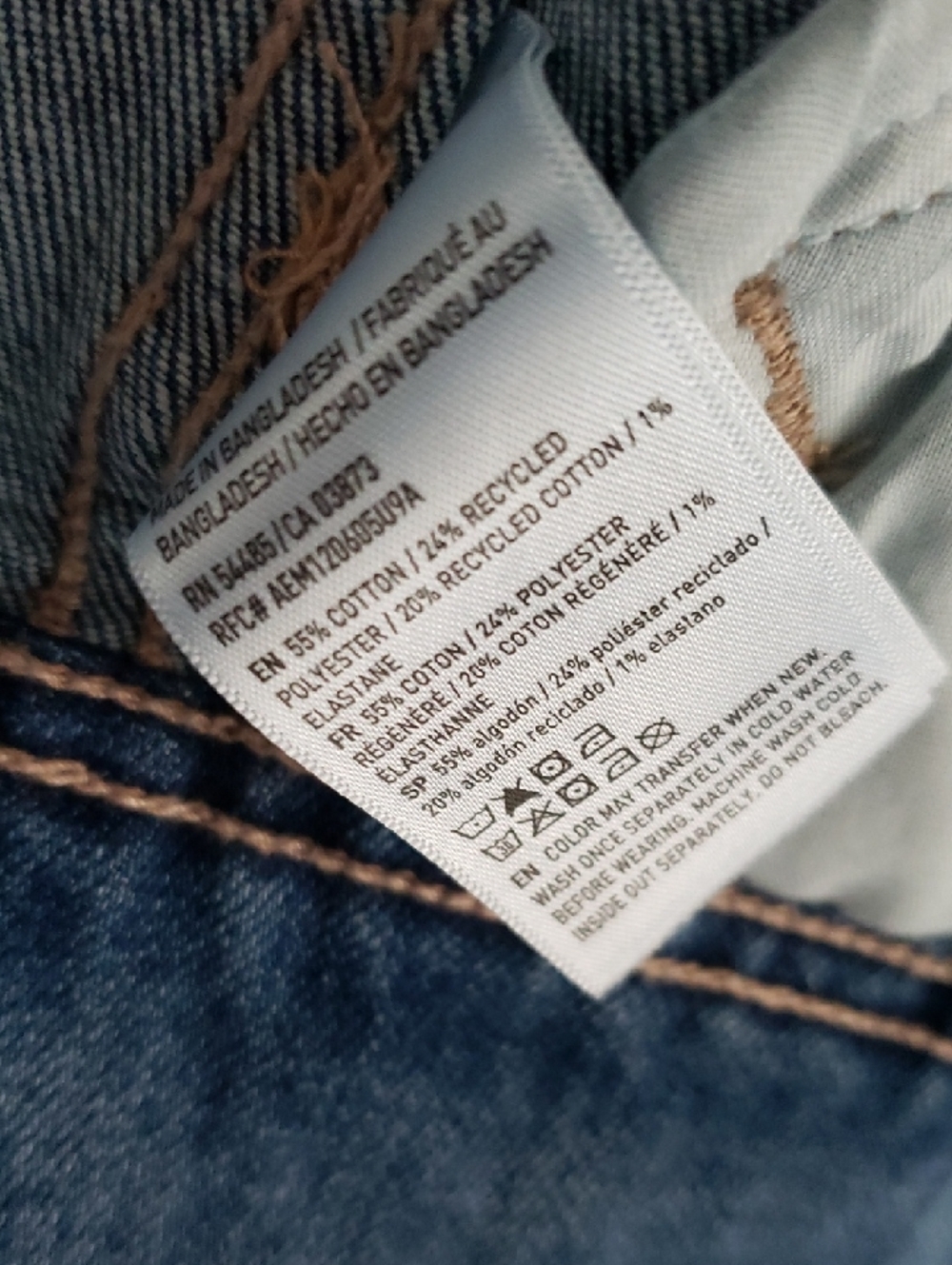 American Eagle Preppy Denim Jacket Never Worn - Picture 4 of 9